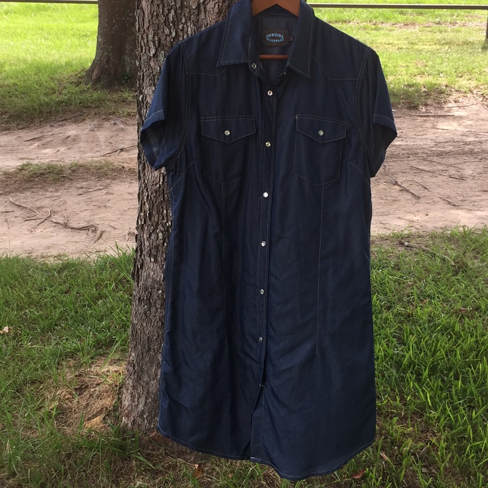Cowgirl Hardware Dress w/ rhinestones XL -NWOT - Picture 5 of 7